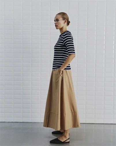 Withblack - WBLMilan Maxi Nederdel - Summer Caramel 